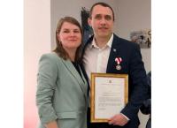 Паўла Севярынца ўзнагародзілі Ордэнам Пагоні
