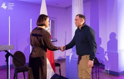 Віцебскі відэааператар Вячаслаў Лазараў атрымаў медаль Няскораных