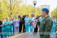 Медыкаў Віцебскай абласной бальніцы ў працоўны час вывелі слухаць канцэрт ваенных песень