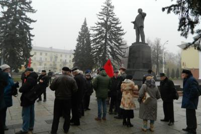 Віцебск: Сябры “Справядлівага сьвету” ўсё ж правялі мітынг на плошчы Леніна