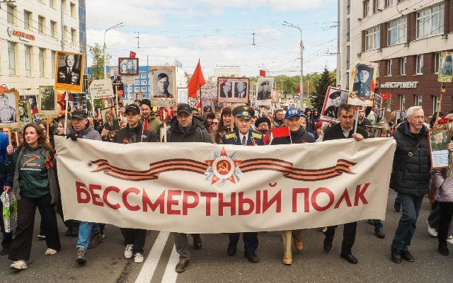 IЭльвіра Мірсалімава заклікае віцяблян прыходзіць 9 мая на акцыю «Бессмертный полк». Георгіеўскія стужкі будзе раздаваць на месцы.