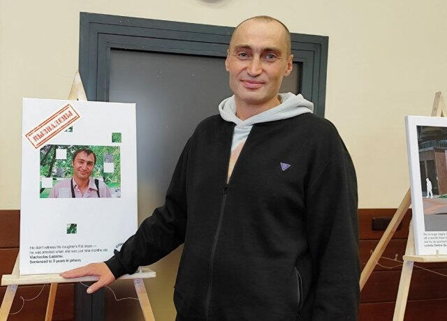 IВячаслаў Лазараў падарыў БАЖ жылет «Прэса», які “адседзеў” з ім у калоніі