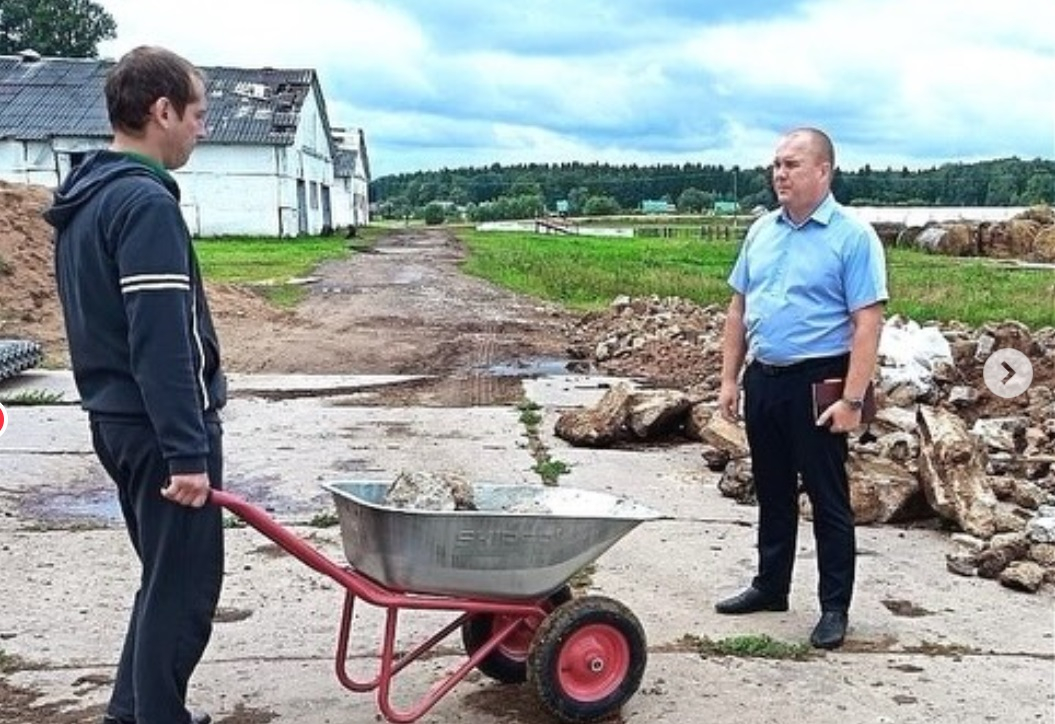 IАсобаў, якія стаяць а ўліку ў КВІ, накіравалі разбіраць закінутыя фермы ў Віцебскім раёне