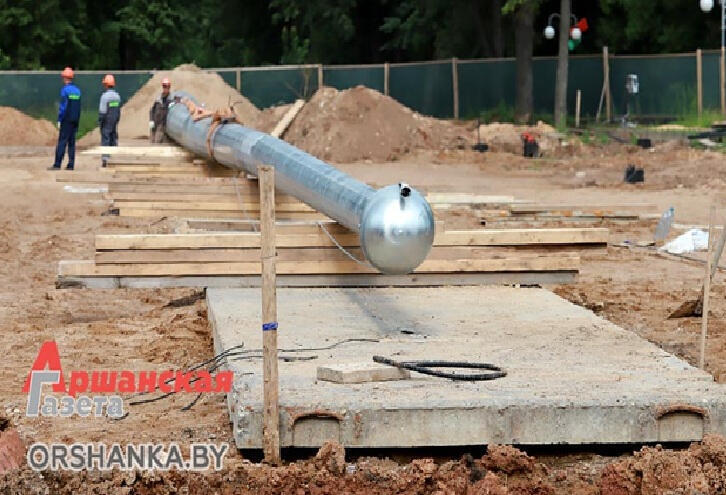 IФлагшток у Оршы ўжо ўсталявалі